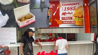 IS IT BETTER THAN KFC  TRYING OUT MORLEYS FRI CHICKEN FOR THE FIRST TIME [upl. by Ettelloc130]