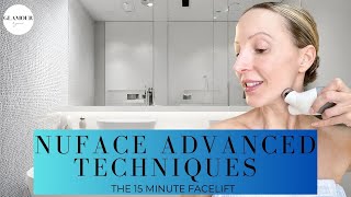 How to do The Nuface 15 Minute Facelift  NuFace Advanced Techniques [upl. by Luz]