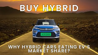 Why Hybrid Cars Are Eating the Market Share of EVs hybridelectriccars marketanalysis evindia [upl. by Semreh]