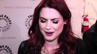 Alexandra Breckenridge Interview  American Horror Story PaleyFest 2012 [upl. by Elletnahc]