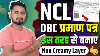 OBC NCL Certificate Kaise Banaye  How To Apply OBC NCL Cerificate  NCL Certificate Kaise Banaye [upl. by Aliekat81]