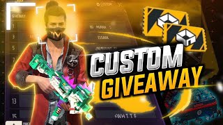 FREE FIRE LIVE GIVEWAY CUSTOM ROOM🔴 LIVE IN BANGLADESH SERVER freefirelive azimgamilive tebgaming [upl. by Oriel]