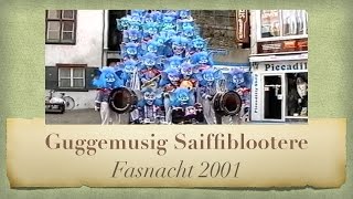 Basler Fasnacht 2001 mit der Guggemusig Saiffblootere Reinach [upl. by Anselm68]