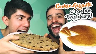 COOKIE GIGANTE LOW CARB  PÃO DE FRIGIDEIRA FÁCIL  Senhor Tanquinho [upl. by Ateuqram766]