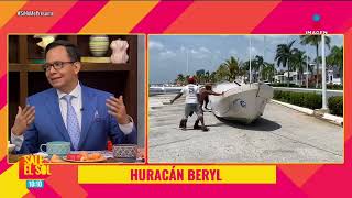 Huracán Beryl LLEGARÁ a México como categoría 3 Quintana Roo Yucatán y Campeche toman PRECAUCIONES [upl. by Sauers]