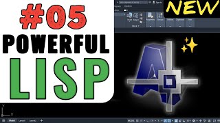 quot05 Powerful AutoCAD LISP Routines  CAD Tutorialsquot [upl. by Zacarias134]