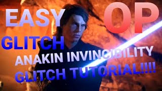 Star Wars Battlefront 2 ANAKIN INVINCIBILITY GLITCH TUTORIAL [upl. by Eeruhs475]