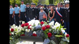 Hommage à lAdjudant Éric Comyn  Gendarme du peloton motorisé de MandelieuLa Napoule [upl. by Nesyrb]