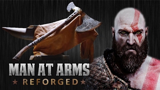 Kratos Axe  God of War  MAN AT ARMS REFORGED [upl. by Ellocin]