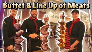 Pampas Buffet amp Meat Lineup  Las Vegas [upl. by Charlotta445]