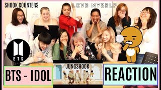 REACTION BTS 방탄소년단  IDOL  We Are JUNGSHOOK  Shook Counter  LOUD BANGTAN Fans React [upl. by Eetse]