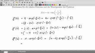 Analysis Extremwerte und Wendepunkte ermitteln [upl. by Cherilynn140]