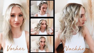 Voluminöse LOCKEN OHNE HITZE  Beach Waves Tutorial ohne Lockenstab [upl. by Kroo]