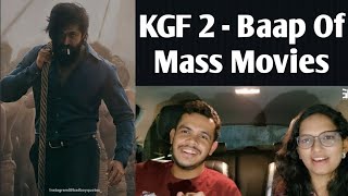 KGF 2  A Honest Reaction  Random Vlog  Episode 13  Ganesh Karanth amp Vidya Ganesh [upl. by Lati]