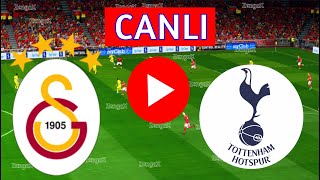 🔴GALATASARAY TOTTENHAM MAÇI CANLI İZLE  eFootball Türkçe Simülasyon [upl. by Hakeber]