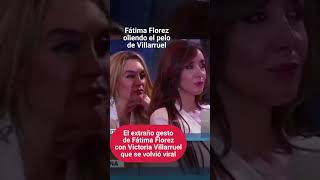 Rarísimo Fatima Flores le olfateó el pelo a Victoria Villarruel [upl. by Fasano449]