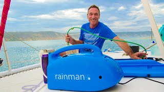 Sailing Bluefin Ep17 Rainman watermaker demoreview  How to make fresh drinking water on a boat [upl. by Asilenna]