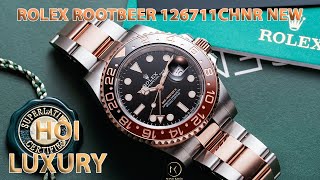 Lon RootBeer mát lạnh  Rolex Root Beer GMTMaster II 126711CHNR demi Everose Gold [upl. by Atrahc458]