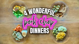 4 EASY Pork Chop Dinners  Budget Meal Ideas for Families  Whats for Dinner  MEL COOP [upl. by Alyl911]