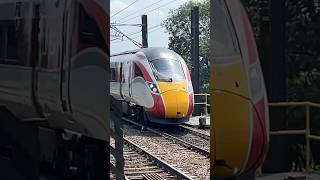 LNER Azuma 801206 at speed through Northallerton [upl. by Ijar265]