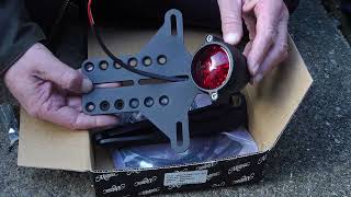 MOTONE Customs Black Friday sale begins amp the SIDEWINDER Custom license plateTaillight unit [upl. by Peterus]