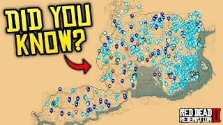 Red Dead Redemption 2 DID YOU KNOW  The Map that Shows EVERYTHING Important [upl. by Nancy]