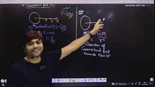 full gravitational field concepts with numerical for class 11th jeeneetneet jee smsir [upl. by Brause]