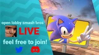 Calling All Smash Bros Fans Join and have some fun  Live Open Lobby [upl. by Tocci]