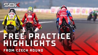 HIGHLIGHTS from DAY 1️⃣ at Most ☀️  2024 CzechWorldSBK 🇨🇿 [upl. by Alekat]