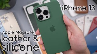 Apple iPhone 13 Silicone amp Leather Cases Review Worth It [upl. by Alamac]