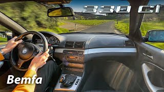 2001 BMW E46 330Ci  First Day of Spring POV Drive  Intake  Exhaust Sound  4K [upl. by Manning]