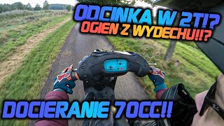 ODCINKA w 2T  Jak NIE Docierać Cylindra  Yamaha Neos 70cc China Wheelie [upl. by Nrehtak]