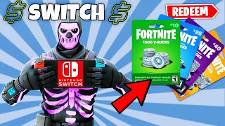 How To Add V Bucks To Fortnite On Nintendo Switch [upl. by Starkey]