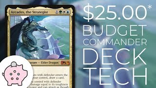 Arcades the Strategist  EDH Budget Deck Tech 25  Magic the Gathering  Commander [upl. by Eannyl267]