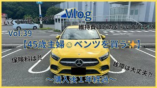 【主婦Vlog】Vol39～45歳主婦☺ベンツを買う✨🌈メルセデスベンツAクラスAMGライン購入40代主婦 [upl. by Dennard696]