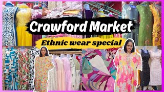 Crawford Market in Mumbai  Beautiful Kurtis amp Ethnic wear collection of Crawford market [upl. by Gallagher]