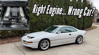 First Drive and Initial Impressions of the M60B44 Swapped BMW E31 8 Series  Worth the Hype [upl. by Nebra]