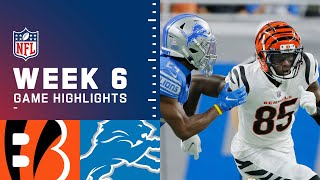 Bengals vs Lions Week 6 Highlights  NFL 2021 [upl. by Orfinger]