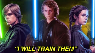 What If Anakin Skywalker LEFT The Jedi Order To Train Luke And Leia [upl. by Earvin]