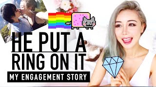 My Engagement Proposal Story ♥ My Engagement Ring Reveal ♥ Wengie [upl. by Olav]