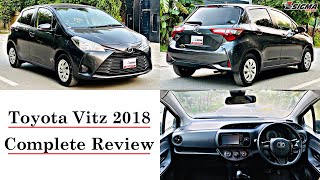 Toyota Vitz 2018  1000cc Sedan Car Review  Sigma Motors [upl. by Airdnua525]