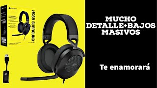 CORSAIR HS65 sonido hires Nitides extrema ðŸ˜¨ðŸ¿ðŸ•¹ï¸ðŸŽ§ [upl. by Meadow]