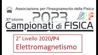 Olimpiadi fisica secondo livello  Problema di elettromagnetismo 5 [upl. by Mercorr]