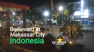 Makassar City jlBoulevard Indonesia Heres Grand Asia Hotel [upl. by Nitsyrk]