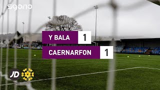 Uchafbwyntiau  Highlights Y Bala 11 Caernarfon  JD Cymru Premier [upl. by Nywg]