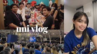 ateneo cheer rally LGE Jollibee party admu uni vlog [upl. by Barker]