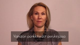 Vainajan pankkitiedot perukirjassa [upl. by Ayad723]