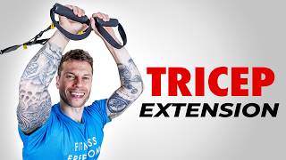 How to do a TRX Tricep Extension to Sculpt Strong Arms [upl. by Ettevram]