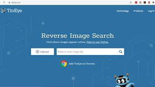 Using reverse image search engine Tineye [upl. by Ardnic]