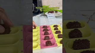 Olha essa Dica  15 brigadeiros😱 de uma vez só confeiteiros diy [upl. by Anilac]